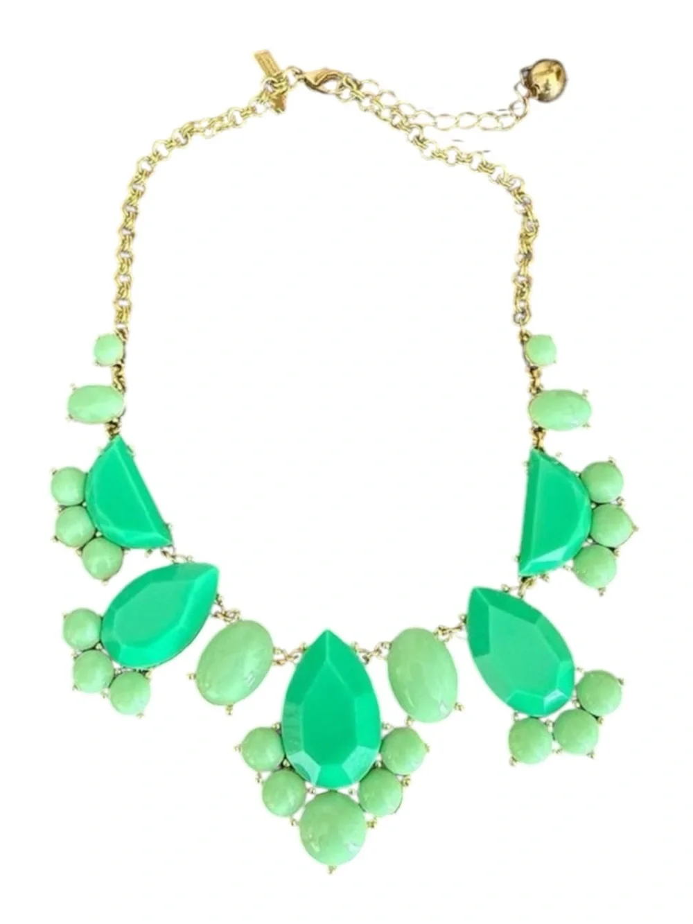 Kate Spade New York Green Statement Bib Necklace